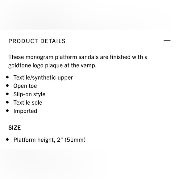 Michael Kors Sadler Monogram Platform Sandals - Picture 4 of 4